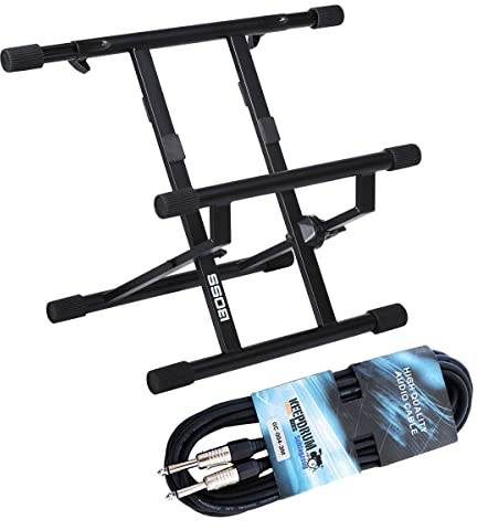 BOSS BAS-1 Amp Stand Verstärker-Stativ + keepdrum Klinkenkabel