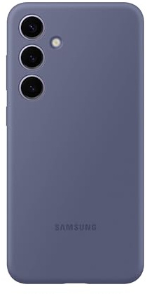 Samsung Galaxy S24+ Plus Silicone Phone Case, Protective Cover with Color Variety, Smooth Grip, Soft and Sleek Design, Snug Fit, US Version, EF-PS926TVEGUS, Violet