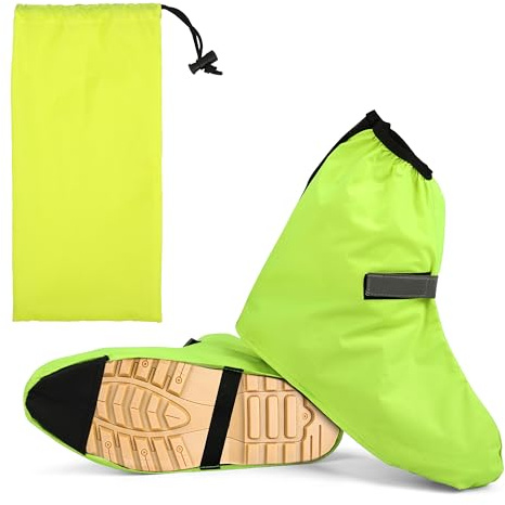 BELLE VOUS Couvre Chaussures Réutilisables - Couvre Chaussure Imperméable pour Pluie et Neige - Sur Chaussure Homme et Femme - Protege Chaussure Impermeable Moto et Velo