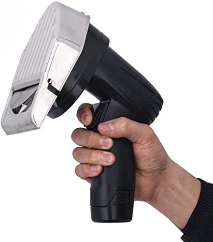 MLUENF Máquina, Cuchillo de Kebab eléctrico Cortador de Kebab inalámbrico de Mano de Acero Inoxidable Cuchillo de Barbacoa Profesional y Comercial Cuchillo Shawarma