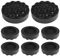 8 Piezas Amortiguador de vibraciones,Almohadillas Lavadora,Patas Lavadora Antivibracion para Lavadoras, Secadoras, Mesa(Negro)