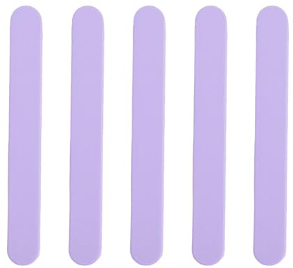 Spatole per Cera in Silicone, Bastoncini Riutilizzabili per Depilazione, Artigianato, Silicone Morbido Antiaderente, Pulizia Comoda, Multiuso (PURPLE)