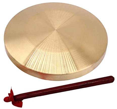 Sharplace Platillos de Gong Chino de 6 en Acero Inoxidable