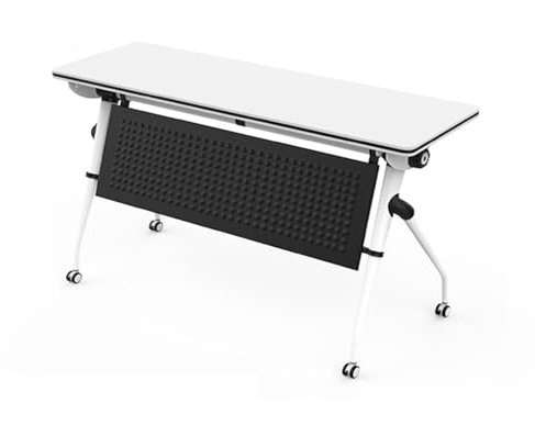 Klappbarer Konferenztisch, Rechteckiger Schulungs-Seminartisch, Mobiler Schulungstisch, Flip-Top-Besprechungstische, Konferenzraumtische Für Büros, Konferenzräume, Klassenzimmer(120*60*75cm/47.2*23.6*