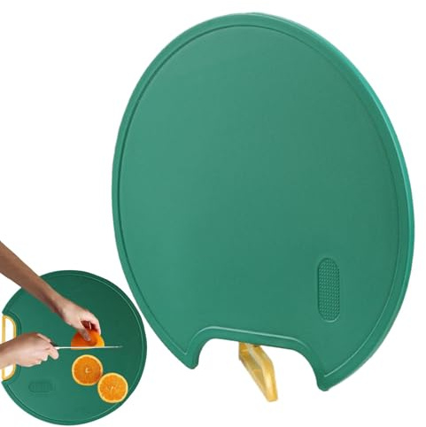 Planche à découper double face en polyéthylène, design flexible et robuste, rangement debout, antidérapant, matériau de qualité alimentaire, idéale pour la viande, les fruits et les légumes