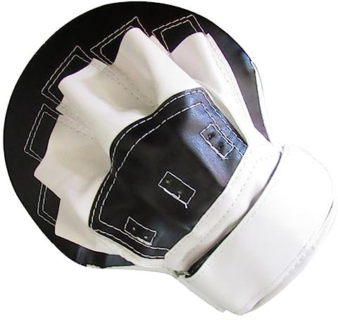 ADOCARN Focus Mitt Boxpolster Aus Pu Leder Dreilagige Stoßdämpfende Schutzhandschuhe Gepolstert Und Robust Für Kampfsport Und Muay Thai Training