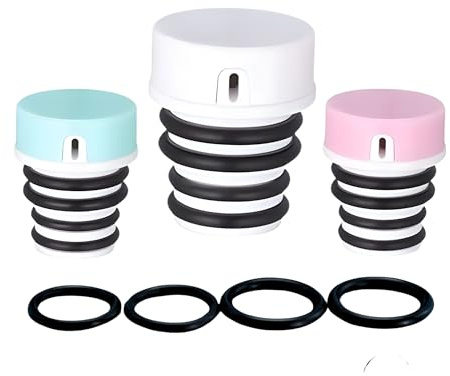 Tragbares Bidet – Umweltfreundliches ABS-Reise-Bidet für Toilette, nach der Geburt, Peri-Flasche für Reisende, private Reinigung, 3 Stück, passend für Flaschenhalsgröße 21–25 mm, 30 x 35,5 mm