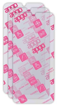 apgo 3x verre protecteur hybride Ultra-Clear compatible avec HMD Arc, verre nano flexible, excellente alternative au verre trempé, résistant aux rayures, colle intégrale