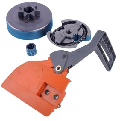 rjpbk Coperchio maniglia freno frizione, adatto for Husqvarna, 36 41 136 137 141 142 Kit tamburo cuscinetto pignone motosega Protezione per le mani del freno della catena