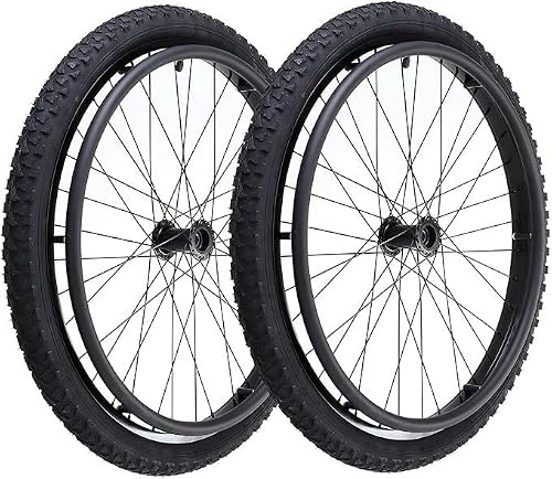 Roues arrière de fauteuil roulant, pneus pneumatiques 24x1.95 for fauteuils roulants plage, moyeu en alliage d'aluminium, roue secours for aides à la marche