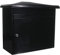 Worthersee Extra Large Steel Mail Box A4 Post Box Letter Box Black Anthracite