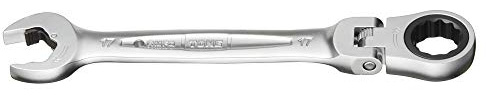 TONE Ratchet Ring Wrench Ratcheting Spanner Head Flex Head Set RMFQ-17 17mm