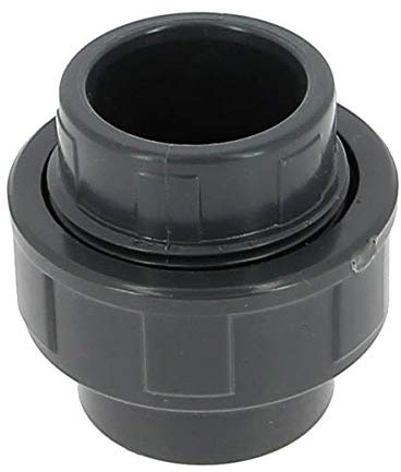 Raccord union PVC pression noir droit - Femelle Ø 32 mm - Girpi