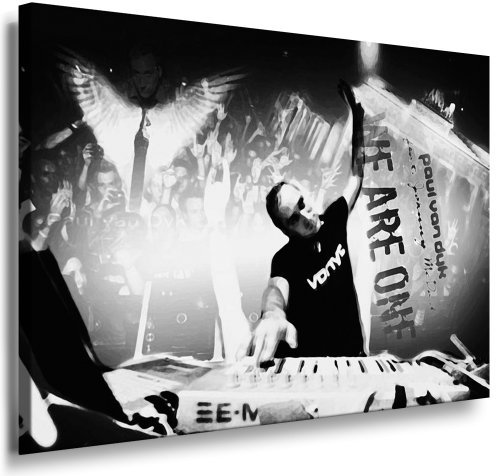 Paul Van Dyk Leinwand Bild 100x70cm k. Poster ! Bild fertig auf Keilrahmen ! Pop Art Gemälde Kunstdrucke, Wandbilder, Bilder zur Dekoration - Deko. DJ Tiesto & Armin Van Buuren Kunstdrucke