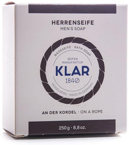 Klar Seifen Herren Badeseife Kordel, 250 g
