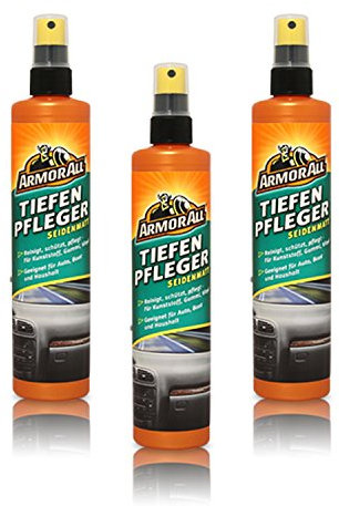 Armor All 3X 10037L TIEFENPFLEGER SEIDENMATT KUNSTSTOFFPFLEGE COCKPITSPRAY 300ml