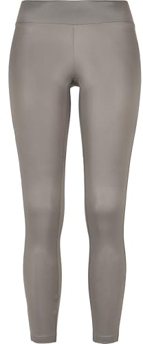 Urban Classics dam Leggings Leggings i imitation läder, asfalt, M