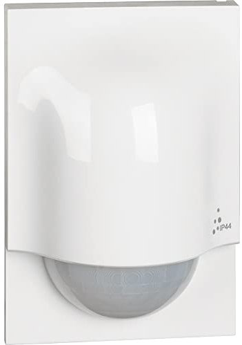 Bticino Sensore di Movimento Wireless, Rilevazione ad Infrarossi, Angolo 140°, Spegnimento Regolabile, con 2 Batterie AA, Uso Interno o Esterno IP44, Bianco