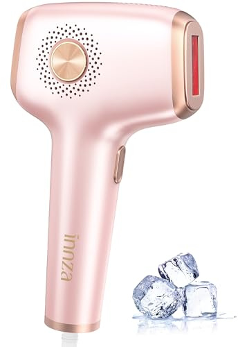 INNZA IPL Hair Removal with Ice Cooling Care Function for Women,Long-Lasting Results,999,999 Flashes Painless Hair Removal, Hair Removal Device for Armpits Legs Arms Bikini Line,Corded