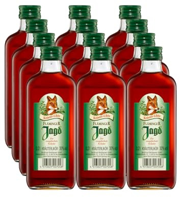 Fläminger Jagd Kräuterlikör mit 30% vol. Alkohol (12 x 0,2L)