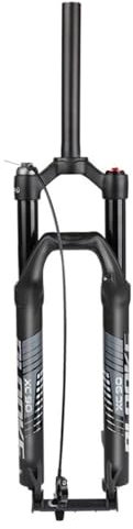 HIMALO 29'' MTB-Luftgabel Federweg 120mm Mountainbike-Federgabel 1-1/8 Gerade Scheibenbremse Gabel Manuell/Fernbedienung Lockout QR 9x100mm (Color : Remote)