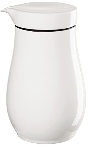 Nicht Zutreffend Sauciere mit Deckel - Weiß - Fine Bone China - 250 ml