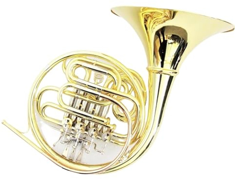 Anfänger Waldhorn Blechblasinstrumente F/Bb Ton Waldhorn Professionelle 4 Klappen Abnehmbares Doppelwaldhorn