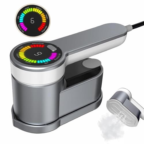 Ferro da stiro a vapore da viaggio per vestiti, portatile, piccolo ferro da stiro con 6 modalità di stiratura, 1200 W, vapore per casa e viaggi