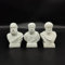 Sócrates - Escultura de cabeza de busto de filósofo griego antiguo de 10 cm, estatuas griegas, decoraciones aplicables para el hogar, mesa de escritorio de oficina (Sócrates Platón Aristóteles, 3