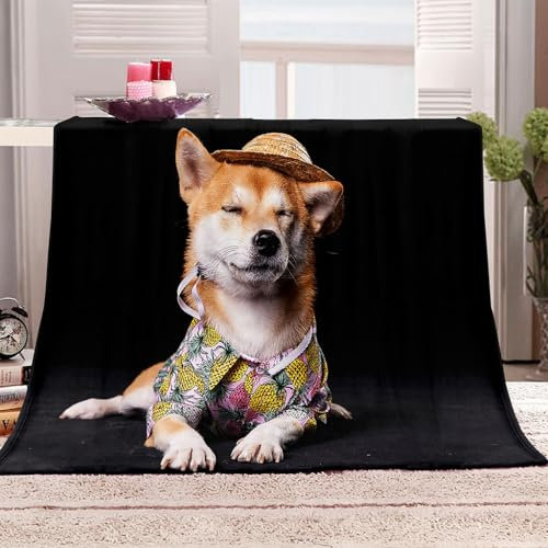 Decke Fleece Hund Tiere Decken Für Sofa Winterdecke 100 X 150 cm Cozy Blanket