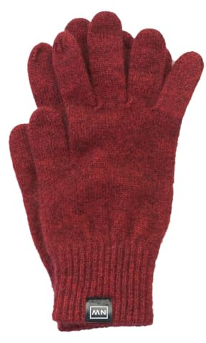 Noble Wilde, Possum Damen/Herren Fingerhandschuhe, 40% Possum, 53% Wolle, 7% Seide | Sangria Gr. M