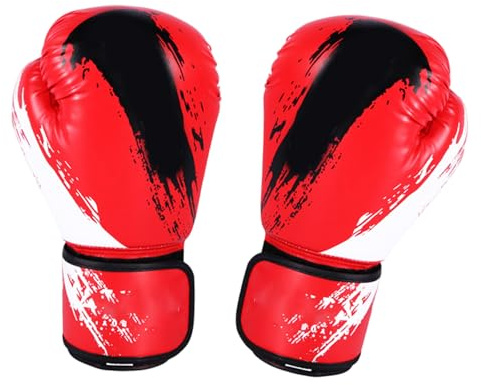 Gants de boxe pour adultes, hommes, femmes, enfants, adolescents, en cuir, chaussures d'entraînement pour kickboxing, boxe, entraînement 10 oz 6 oz