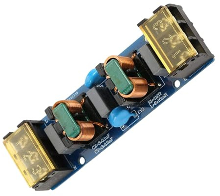 TQUXNGA Filtre de puissance 25 A pour équipement électronique avec élimination du bruit pour appareil servo et instrument de mesure Filtre de suppression du bruit