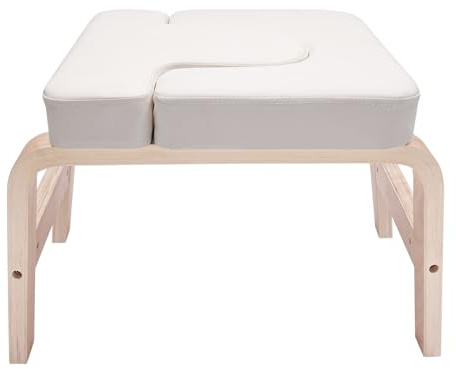 WINZING Sgabello per yoga in verticale & Panca per inversione Classic White | Simply and Safely Reverse Your Yoga | Attrezzo fitness per rilassamento e allenamento della schiena | Antiscivolo