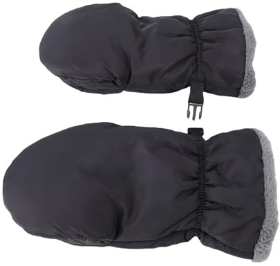 Aolidsive Warme Kinderwagen-Muffs, Feine Fleece-Handwärmer-, Winter-Kinderwagen- für Kaltes Wetter, Verstellbare Träger, Universelle Passform für und Elektrofahrräder