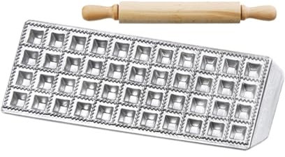 Imperia Raviolamp Stampo per 44 raviolini in brodo in alluminio