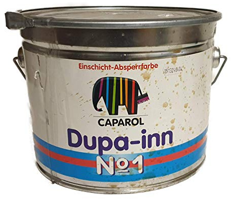 Caparol Dupa inn No1 Einschicht Absperrfarbe Nikotinfarbe Fleckenblocker 5 Liter