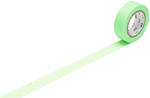 mt Washi Masking Tape Klebebandrolle Shocking Green