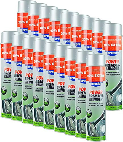 Presto Lot de 18 nettoyants puissants pour freins de 600 ml