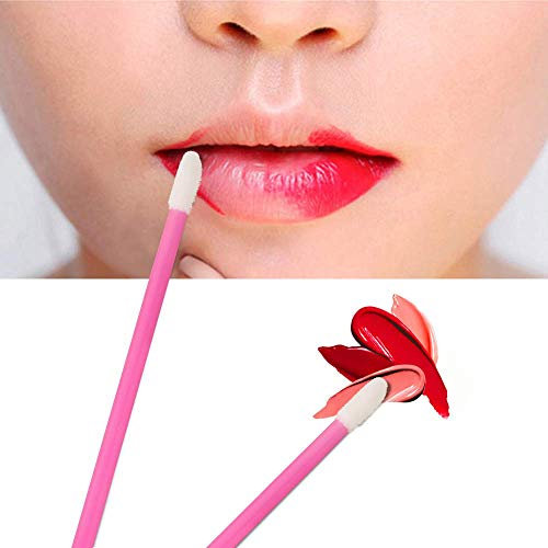 200 Stück Rose Einweg Lippenpinsel Applikator Make-up Tool-Kits- Make up Bürste für Hausgebrauch (200 Stück)