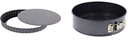 DE BUYER -4706.24 -tarte cannelee droite demontable ø24 & 4844.24 -moule a manque demontable a/a ø24