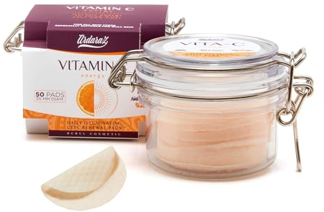 Ardaraz 50 Peelingpads Ansikte med Glykolsyra och C-Vitamin