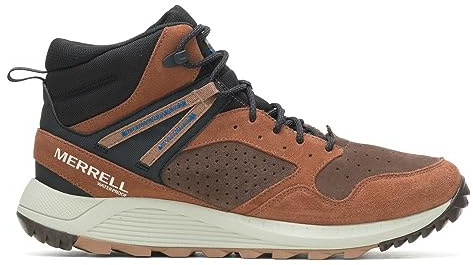 Merrell Homme Wildwood Sneaker Boot WP Hiking, Bracken, 44.5 EU