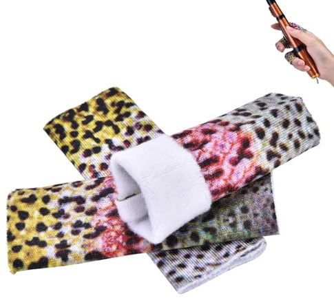 Niiyen Fliegenfischen Fingerschutz,Fingerschutz Angelhandschuhe,3pcs Fliegenschnur Angeln Fingerschutz Stall Handschutz Ausrüstung Werkzeug Zubehör für das Angeln im Freien