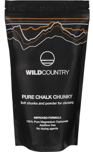 Wild Country Pure Chalk - Reines Pulver Magnesiumcarbonat für Klettern, Gewichtheben, Crossfit, Gymnastik - Chunky - 130g