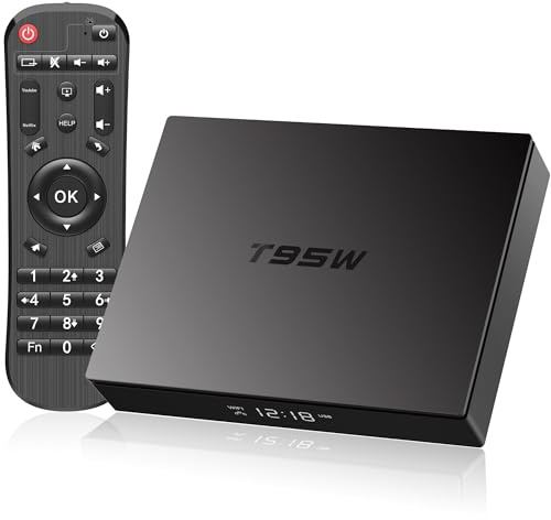 Android TV Box 11.0, TV Android Box 4GB RAM 32GB ROM S905W2 Quad-Core ARM Cortex-A35, Dual Band WiFi 2.4&5GHz Bluetooth v4.0 3D HD4K 2.1 TV Box Smart