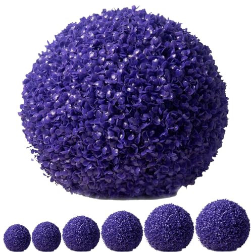 MHUQIA Künstliche Buchsbaumkugel 40cm, Kugel grün künstlicher Buchsbaum Buxus Buchs-Baum Kugel Buchsbaum ​Buxus künstliche Buchsbaumkugel runde Dekopflanze