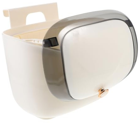 MAGICLULU Wandmontierter Mülleimer Kleiner Mülleimer Zähler-mülleimer Eimer Für Lebensmittelabfälle Badezimmer-mülleimer Toilettenmülleimer Küchenschrank Pp Hohe Kapazität Muschelschale