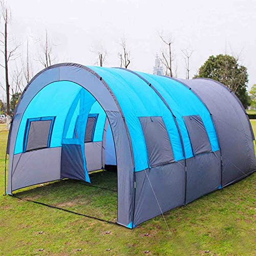 Tunnelzelt, große Familien-Campingzelte mit Schlafzimmer, 5/8 Personen, große Schlafkabine, Unterschlupf | Tragbares, leichtes Campingzelt für Reisen, Camping und Wandern, Sport und Outdoor
