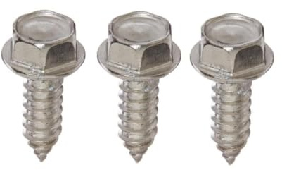 10x 4.2mm x 9.5mm Flanged Hexagon Head Self Tapping Screws Zinc Plated Steel Ideal for Metal Wood and Brick Self Tapping Screws Wood High Strength Durable